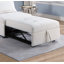 Canapé-lit contemporain en tissu Sherpa