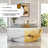 CASAINC 65" Solid Surface Freestanding Soaking Bathtub With Pattern-122588489