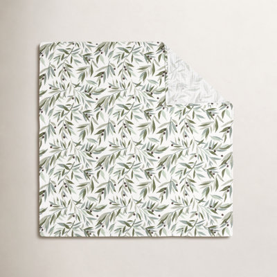 Olive Branches Organic Muslin Swaddle