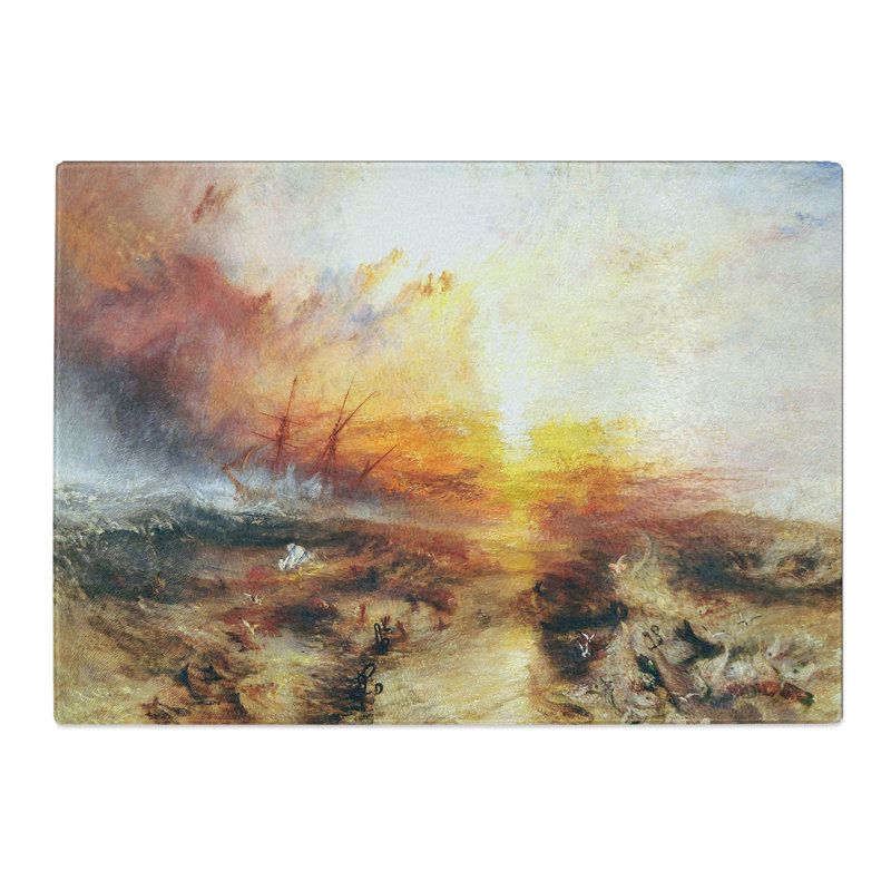 Typhoon Coming by Joseph Mallord William Turner Chopping Board, 0.4cm H x 28.5cm W x 39cm L