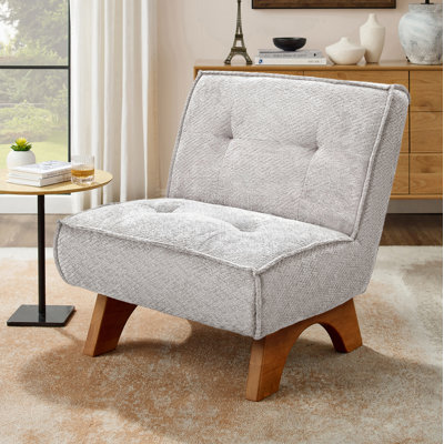 Chaise longue d'appoint rembourrée avec coussin 29,5 po Drayk