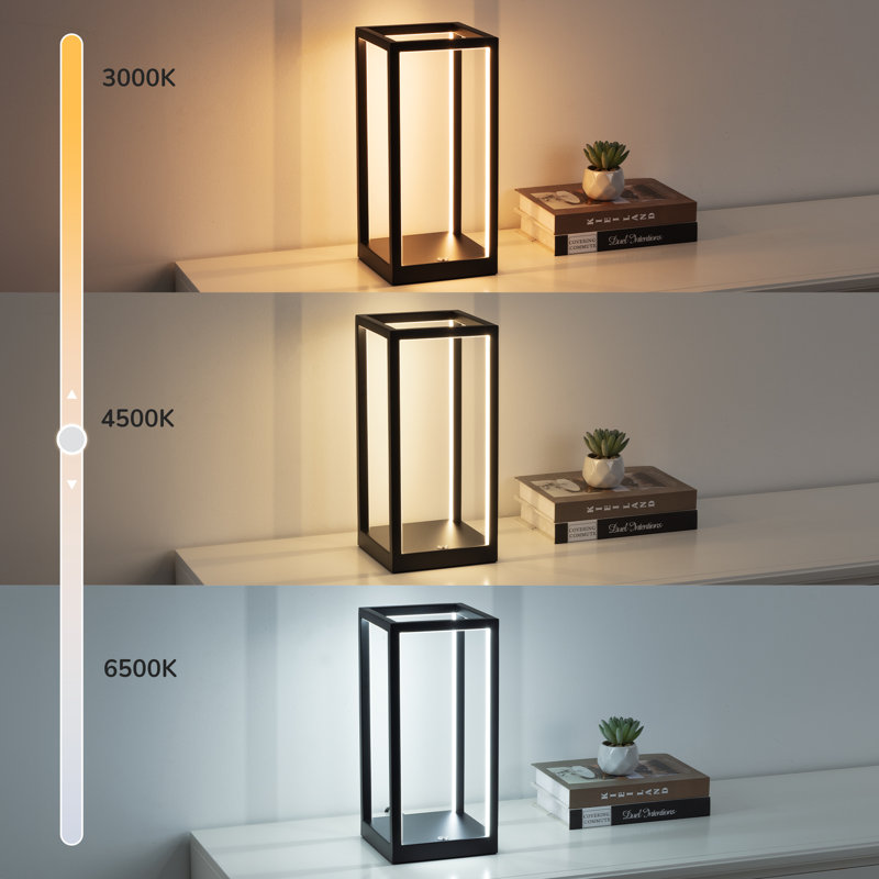 Lampe de bureau à DEL 13,6 "à intensité variable avec ports USB et contrôle tactile