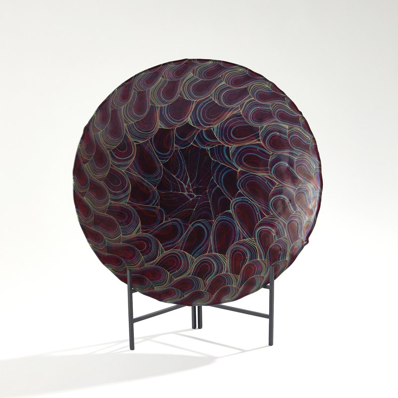 Handmade Glass Decorative Plate