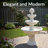 Cargan Fruit Top White Traditional Fiberglass 3-Tier Outdoor Water Fountain