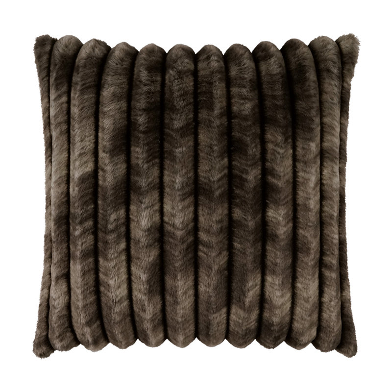 Summit Square Pillow Cover & Insert, Mocha, Square 36"