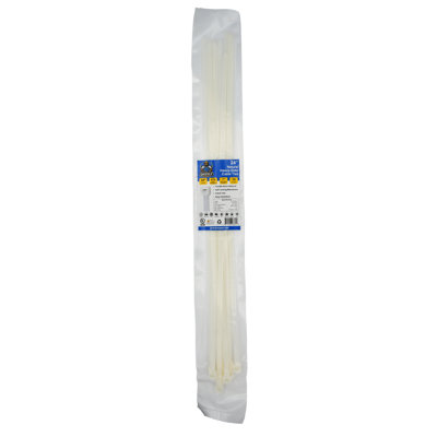 24" 175lb Heavy-Duty Cable Tie 10/bag