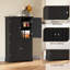 43.3"H Bathroom Storage Cabinet with 4 Doors-1282767295