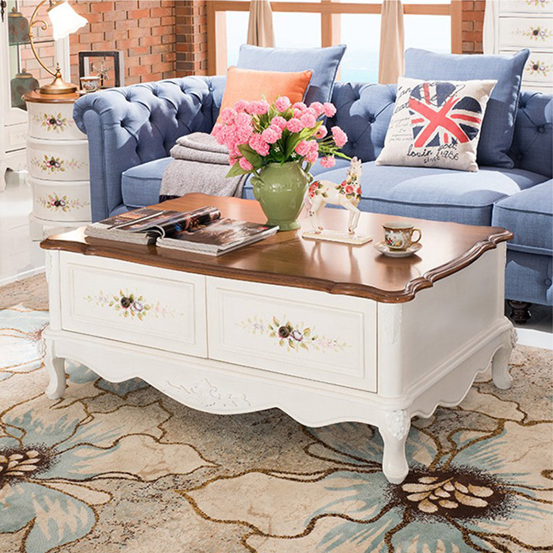 Natural Wood Coffee Table