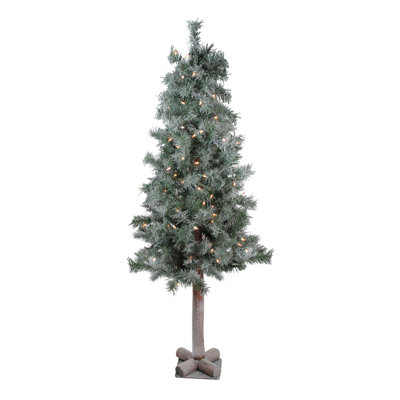 Arbre de Noël artificiel alpin 4 pi avec lumières claires
