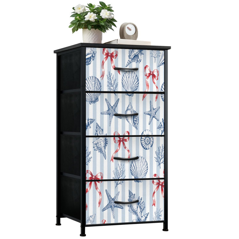 Commode de rangement verticale 4 tiroirs