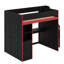 Lit mezzanine avec bureau et rangement Gaming