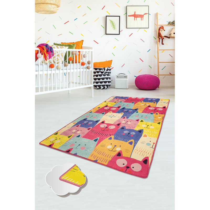 Premium Hall Carpet, 3.3 x 9.8 ft | 100% Polyester, Total Thickness: 0.4 in | Antibacterial, Non-Slip Underside, Machine Washable | Perfect for Entryways, Living Rooms, and High-Traffic Areas