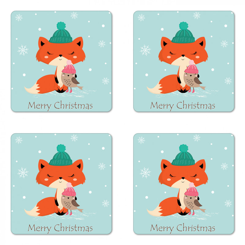 Square 4 Piece Coaster Set