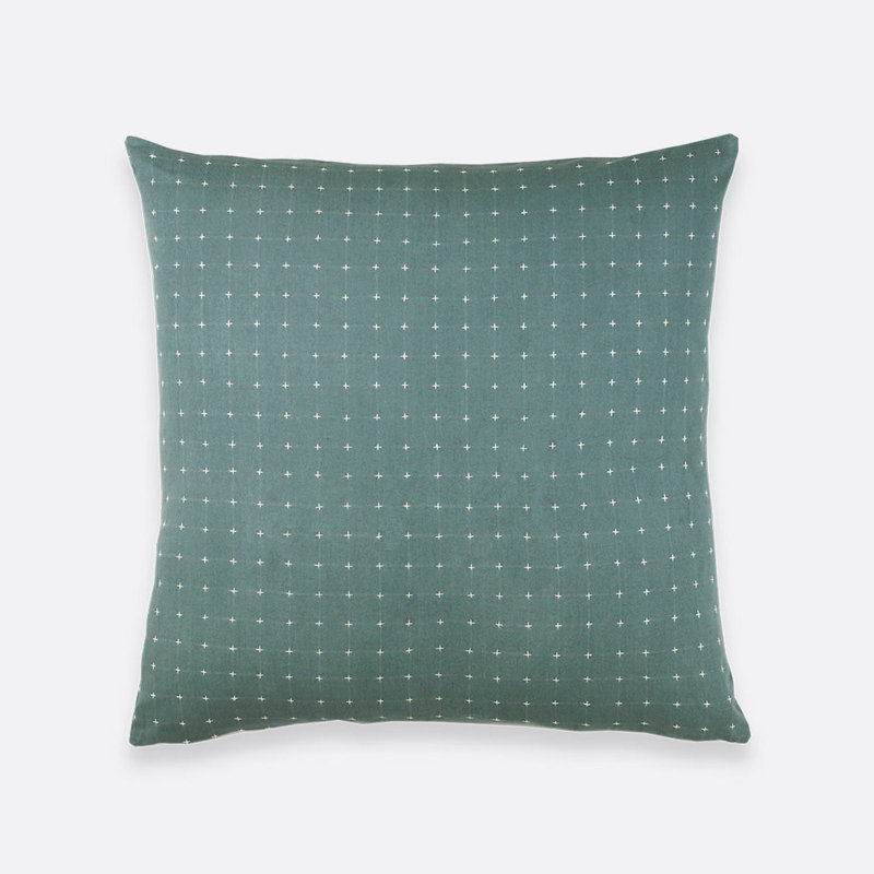 Square Pillow Cover & Insert, 22"H x 22"W, Spruce