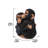 Chimpanzees Hugging Statue