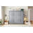 Full Size Murphy Bed Wall Bed,Gray