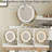 Corner Makeup Vanity Desk With Adjustable Folding Mirror, 3-color Led Lighting, Adequate Storage And Stool