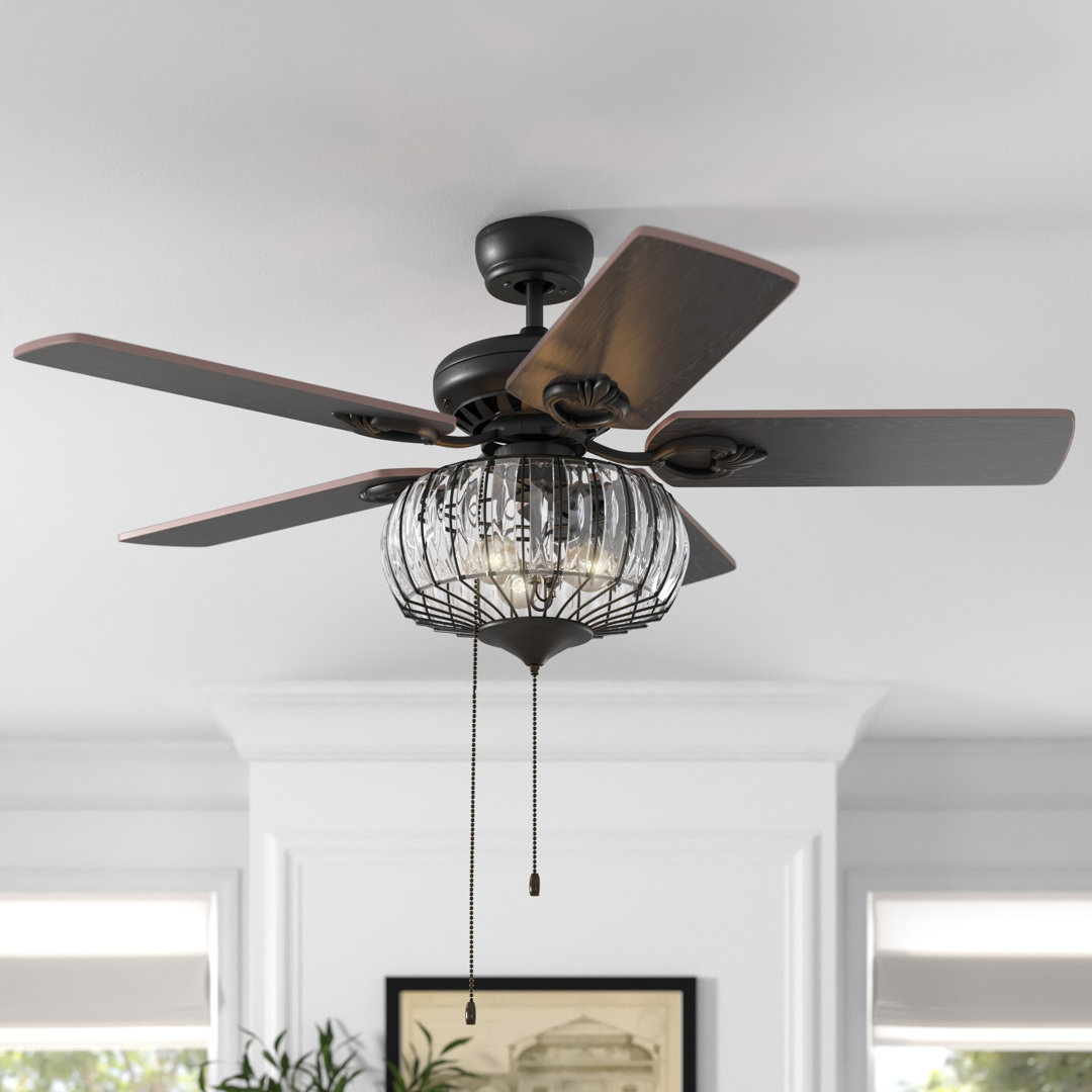 Hythe 52'' Ceiling Fan with Light Kit Greyleigh™