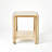 Stone Top End Table