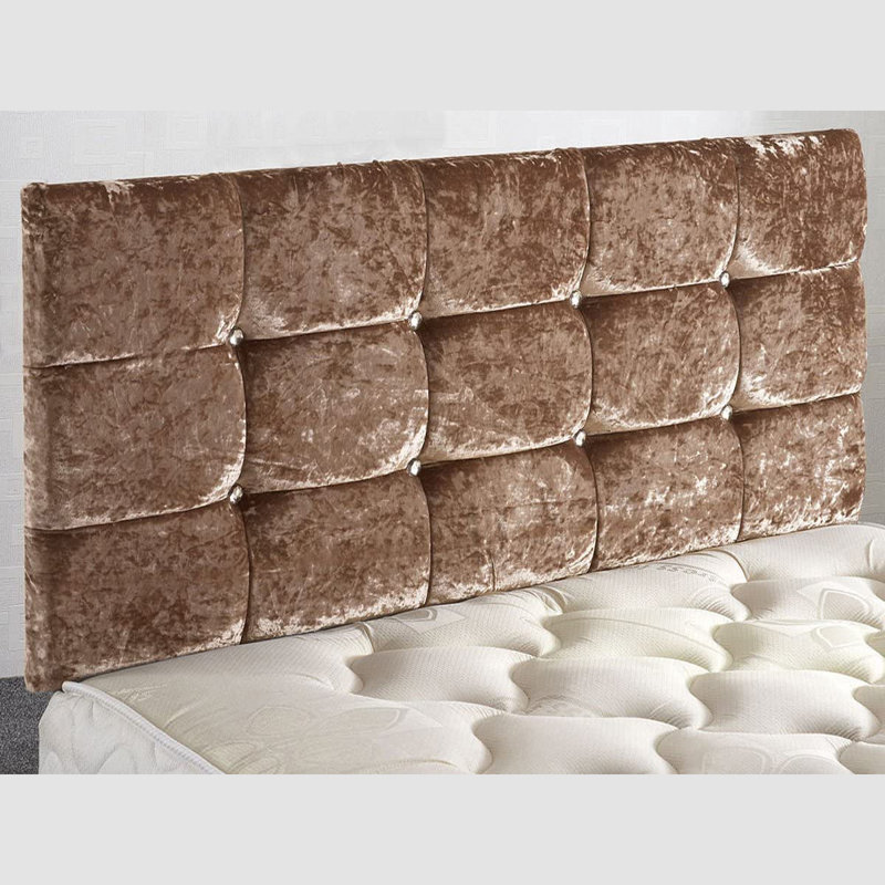 Shipp Upholstered Headboard, Champagne, Double (4'6)