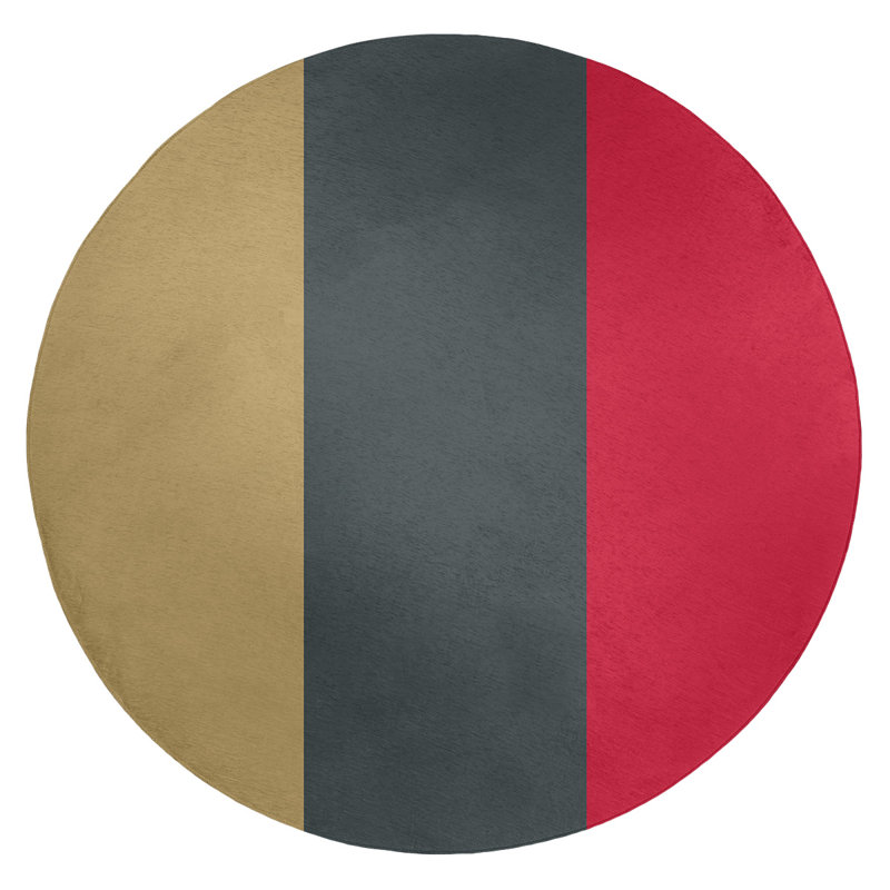 Chenille Indoor Rug, Round 5'