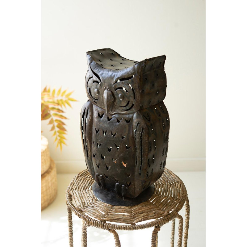 LUMINAIRE RUSTIC IRON OWL