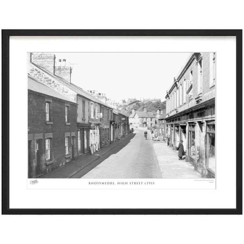 Rhosymedre, High Street C1955 by Francis Frith - Single Picture Frame Print, 60cm H x 80cm W x 2.3cm D