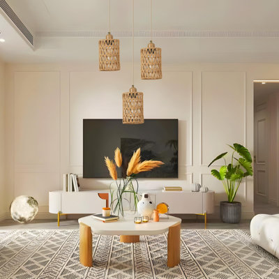 Berwick 3 - Light Bronze Cylinder Pendant