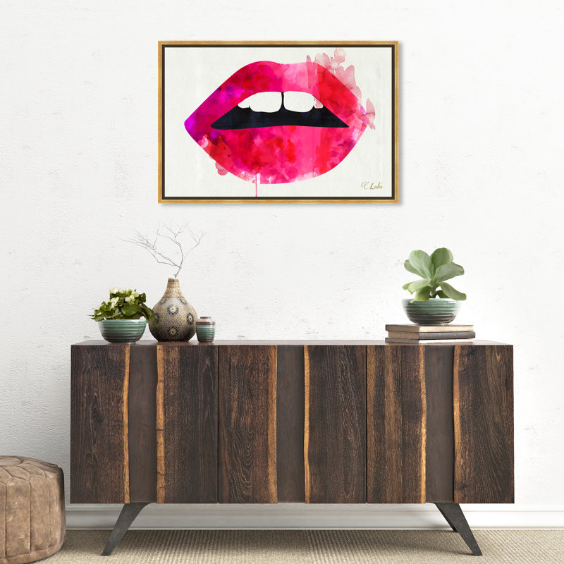 " Lola's Lips ", 20" H x 30" W