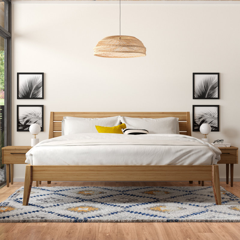 Briona Solid Wood Piece Bedroom Set, King