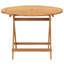 4 - Person Acacia Wood Patio Dining Set with Round Table-360777968