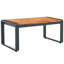 Gernulf 4-Piece Acacia Solid Wood and Steel Outdoor Seating Group-711034693