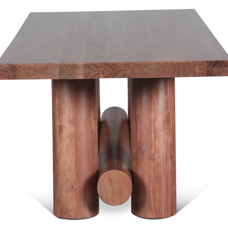Wildwood 94" Dining Table in Vinegar Acacia, 30"H x 80"L x 38"W, Brown