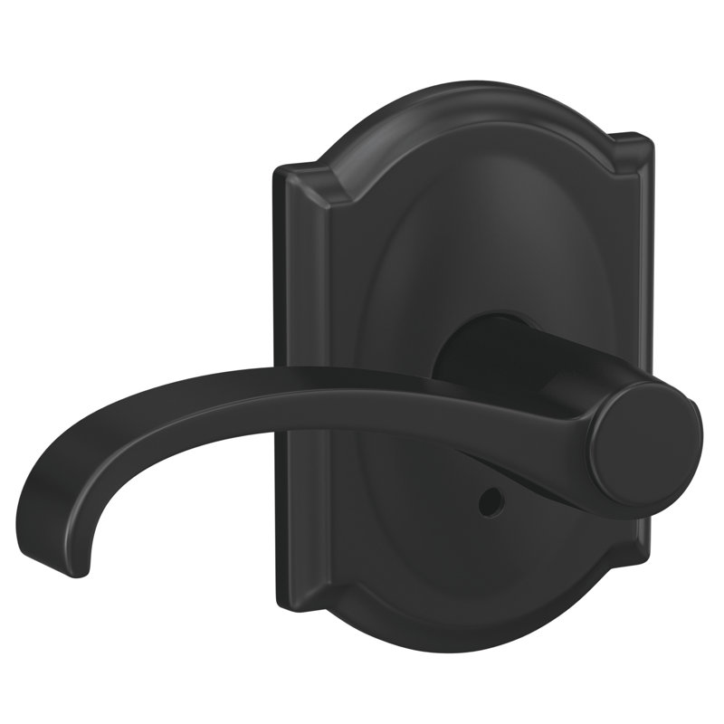 Levier Whitney personnalisé avec garniture Camelot, Noir mat