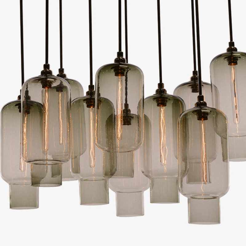 Sorbonne 10 - Light Pendant, Oil Rubbed Bronze, Smoke