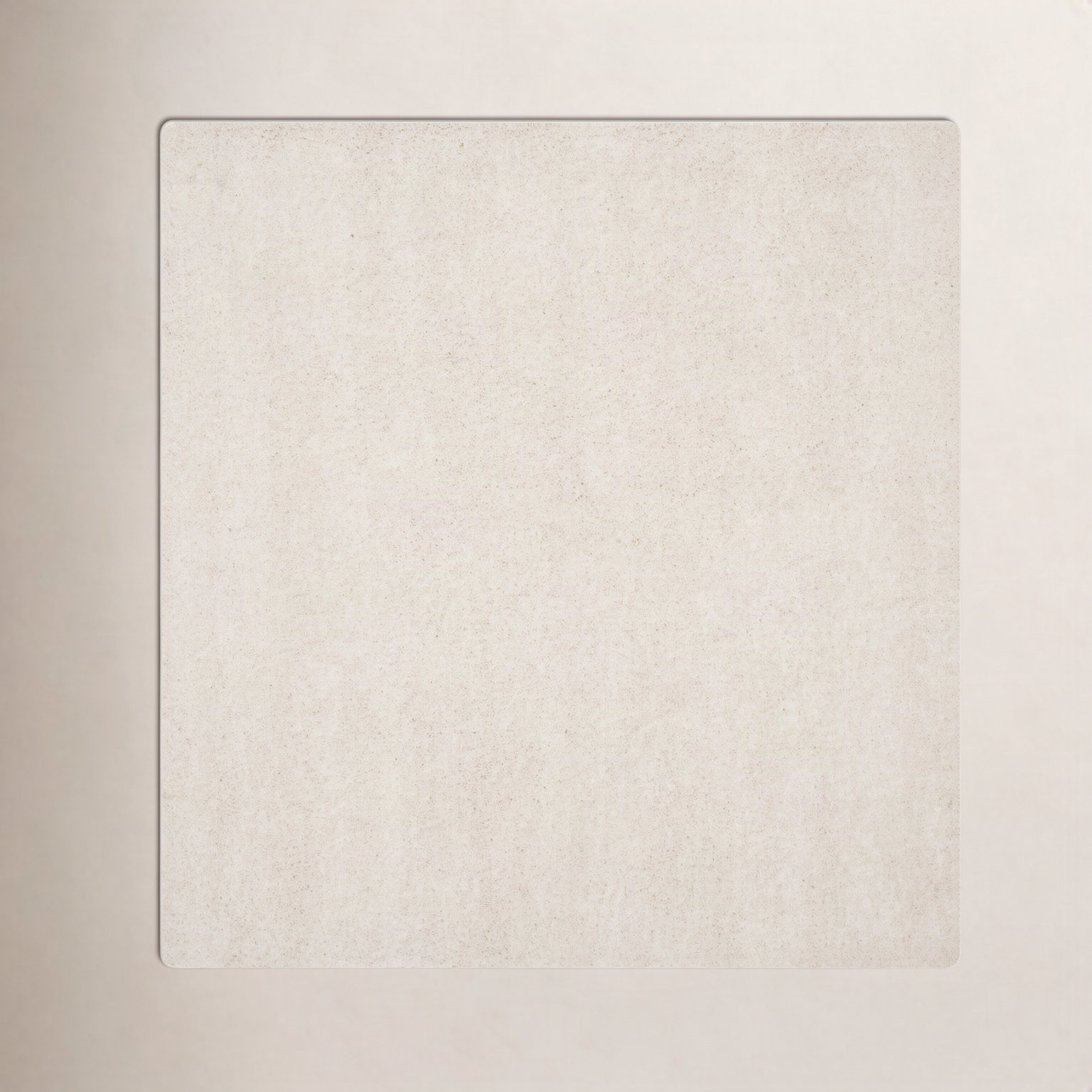 Ivory Shag Rug, Square 5'1"