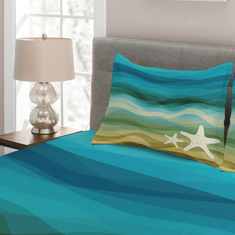 Coastal Polyester Coverlet