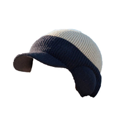 Knitted cap Men's Winter Knitted Earflap Hat