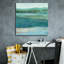  «Layered Fields 2» par Ethan Harper, art mural sur toile, 26 po x 26 po