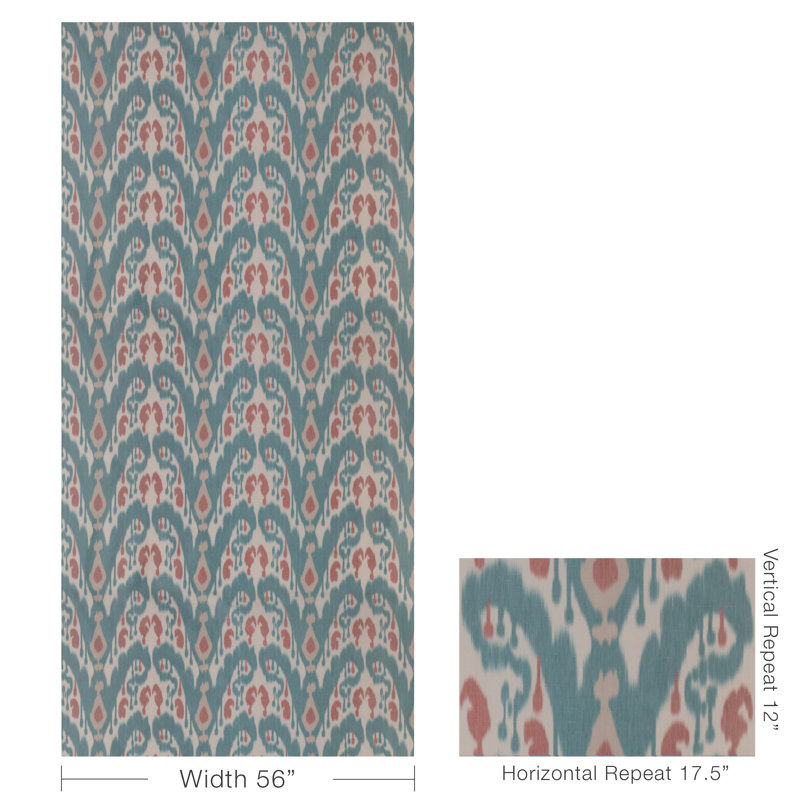 Bukara Warp Print, Lake