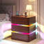 Fully Assembled 3-Drawer Nightstand with Charging Station and Motion Sensor RGB Light, Curved Profil-1148960060-1146396962