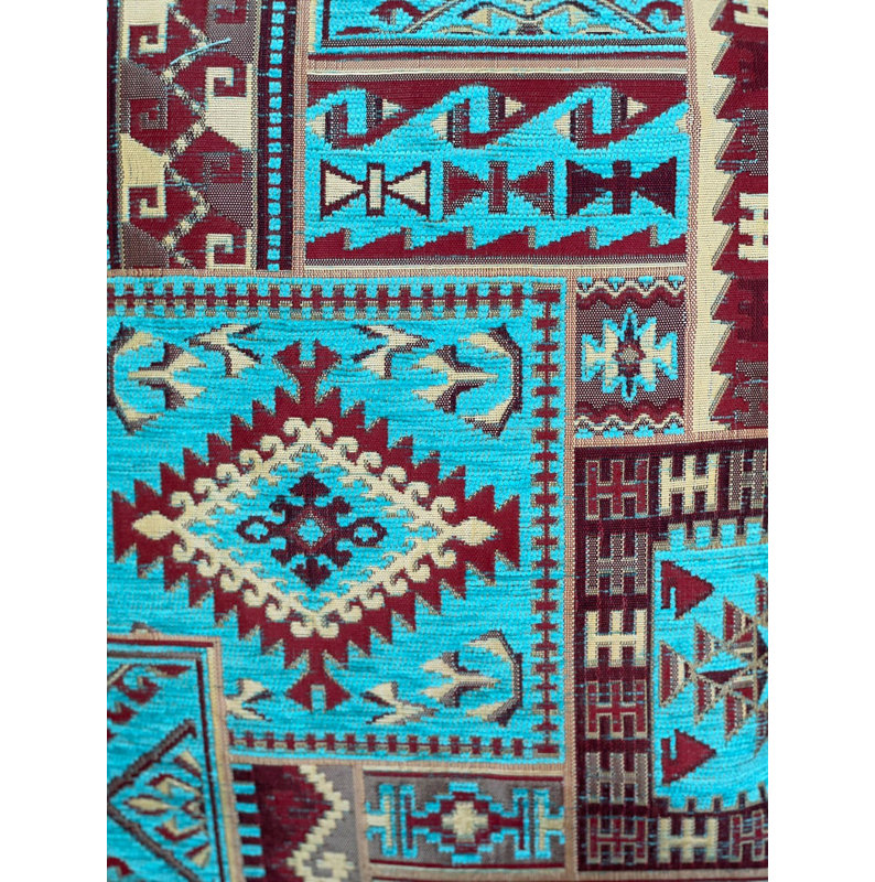 Geometric Cotton Blend Pillow Cover
