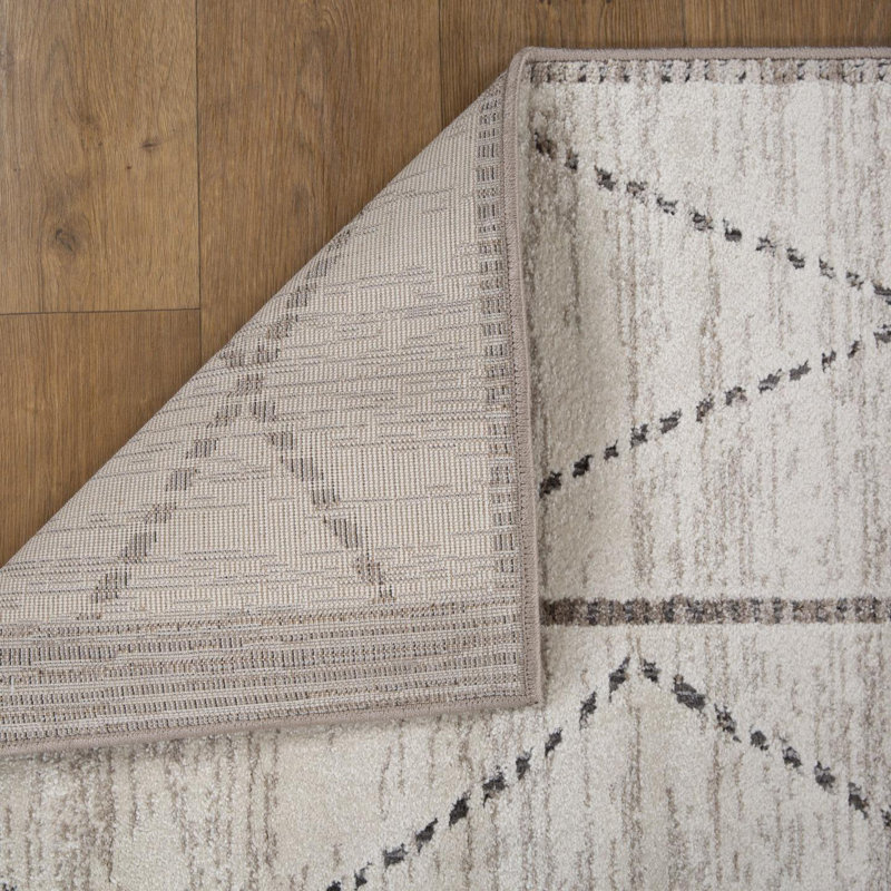Tapis marocain à losanges, 5 x 7