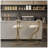 Round Bar Stool Armless Velvet Barstools With Back Set Of 2 Upholstered Counter Chair For Dining Room, Kitchen Island (Gold & Creamy White)
