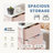 Enegess 4 Drawer Storage Dresser Chest-159620561