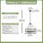 22'' 6 - Light Drum Chandelier Metal Ceiling Lighting