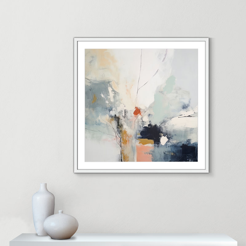 «Ethereal Blue Beats II» par Irena Orlov, Blanc satiné, Imprimé mat, L 32 po x H 32 po