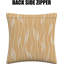 Indoor / Outdoor Damask Yellow Square Cushion Cover-1657982111