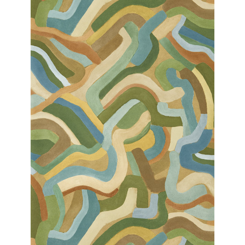 Spiralis Ochre/Turquoise/Forest