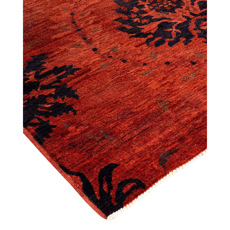 Tapis rouge nouvel âge 8 pi 4 po x 10 pi 1 po Damarley